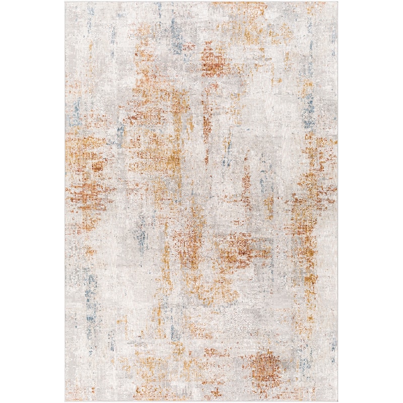 Livabliss Rustic Carmel Abstract Area Rug