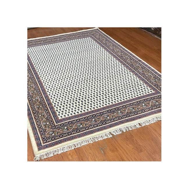 HERAT ORIENTAL Hand-Knotted Mir Wool Rug 6'7 x 9'10 - 6'7 x 9'10