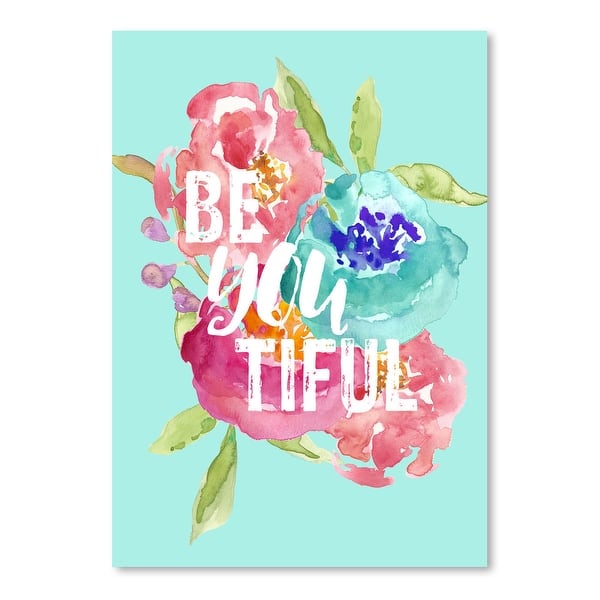 Americanflat Poster Art Print - Beyoutiful Floral by Amy Brinkman - 16 ...