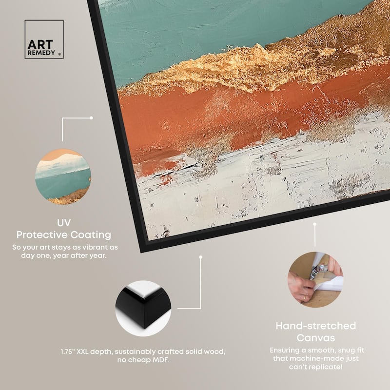 Earthy Glow I Canvas Set of 2 by Art Remedy