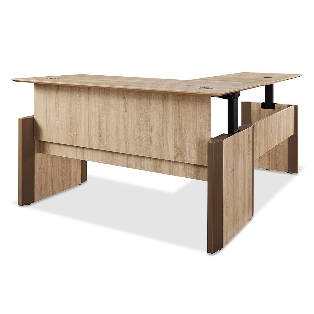 Shop Carson Carrington Lunneberg L Shaped Adjustable Standing Desk Overstock 31098993