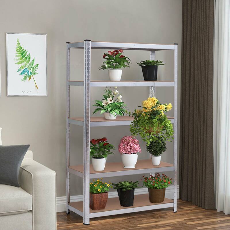 Costway 71'' Heavy Duty Storage Shelf Steel Metal Garage Rack 5 Level - 1 pc