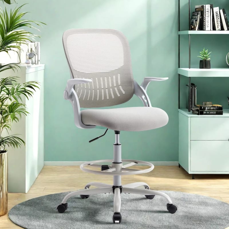 Ergonomic Office Chair, High Back Desk Chair with Headrest, Home Office Swivel Mesh Computer Chair Office Chairs