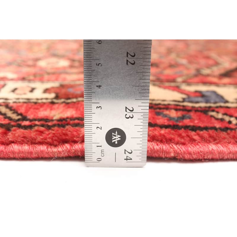 ECARPETGALLERY Hand-knotted Andelz Red Wool Rug - 3'5 x 5'4