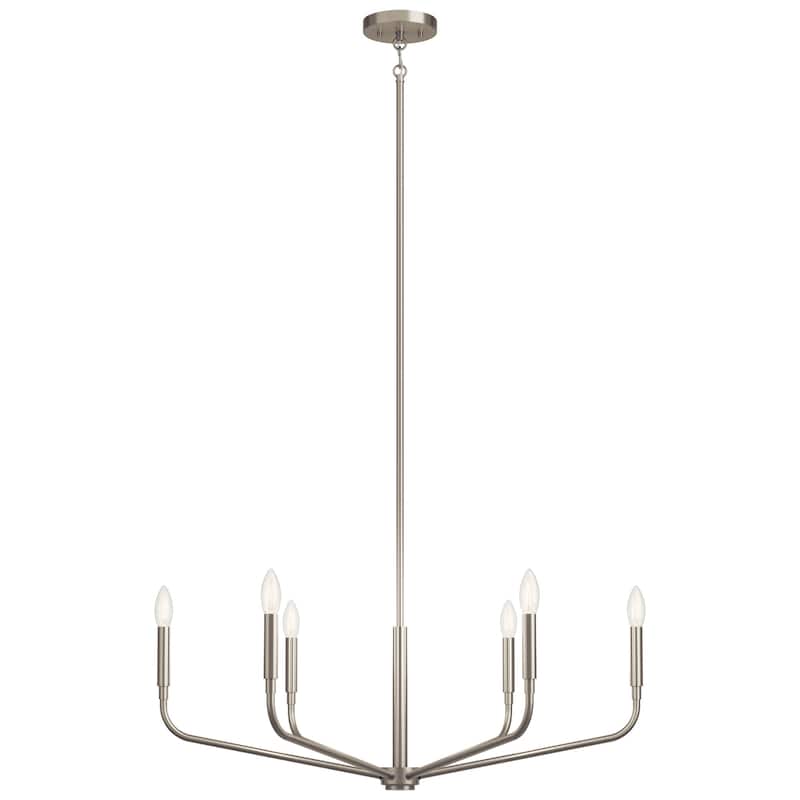 Kichler 52718 Madden 6 Light 32" Wide Taper Candle Style Chandelier