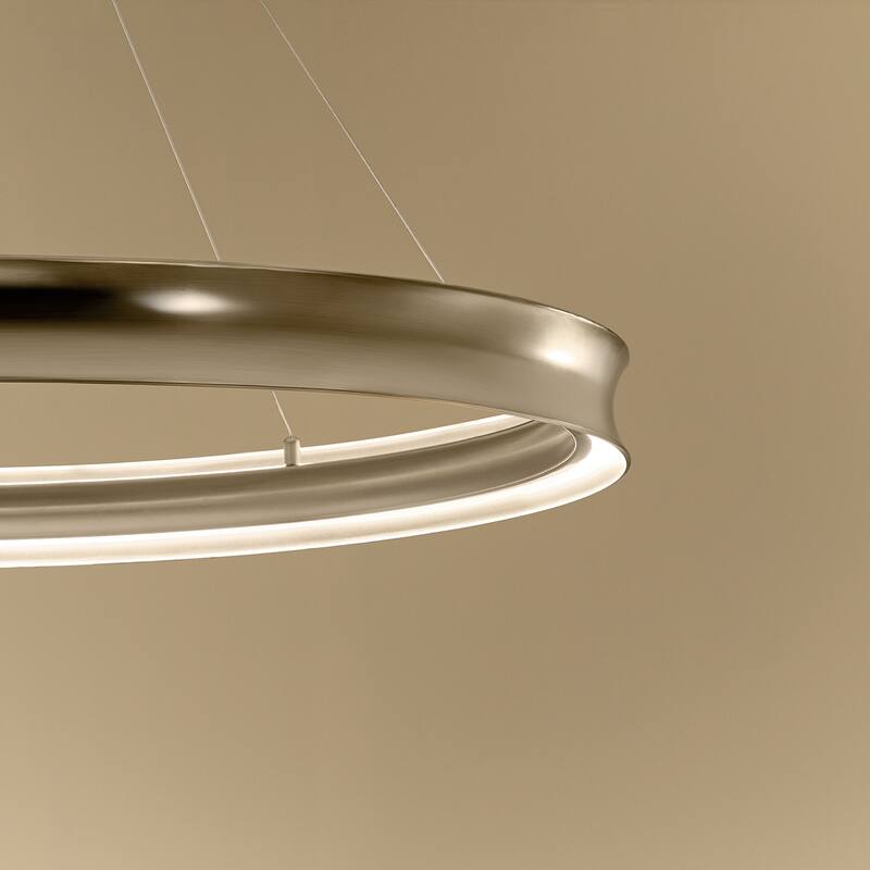 Larousse 49.5 Inch LED Chandelier in Champagne Bronze