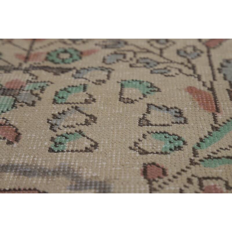 Floral Tabriz Persian Area Rug Hand-Knotted Wool Carpet - 9'10"x 12'6"
