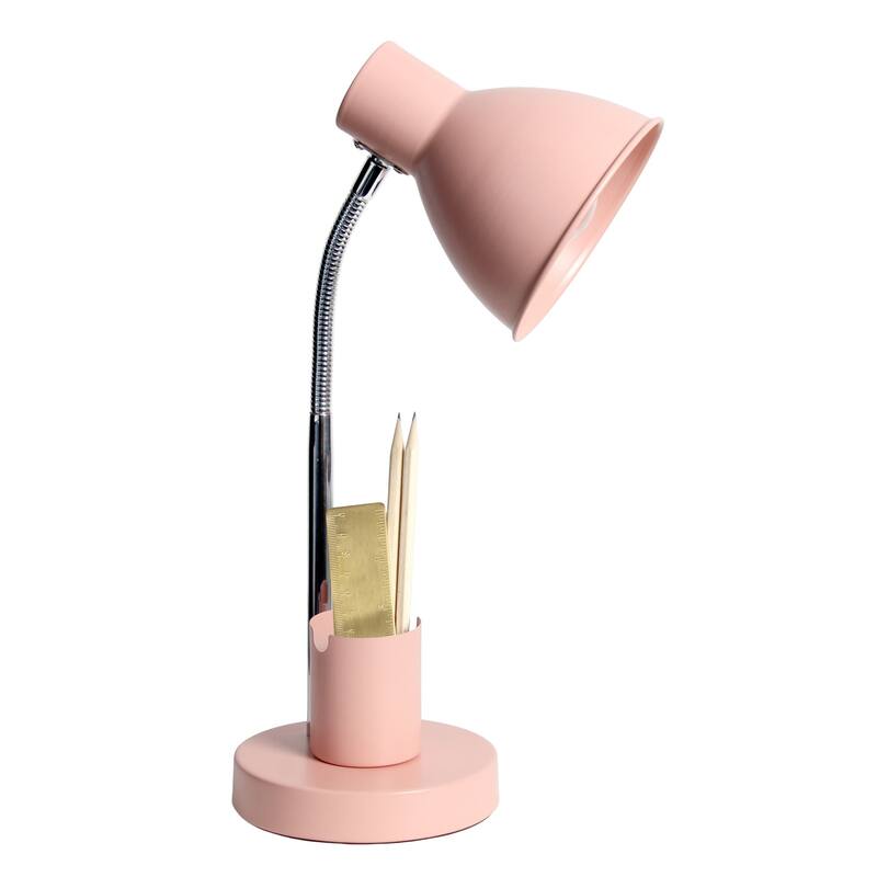 Gooseneck Desk Lamp with Adjustment Shade - 16.25" - Pink