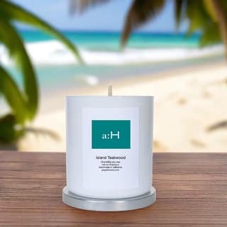 a:H Island Teakwood Scented Candles, Room Sprays, Wax Melts