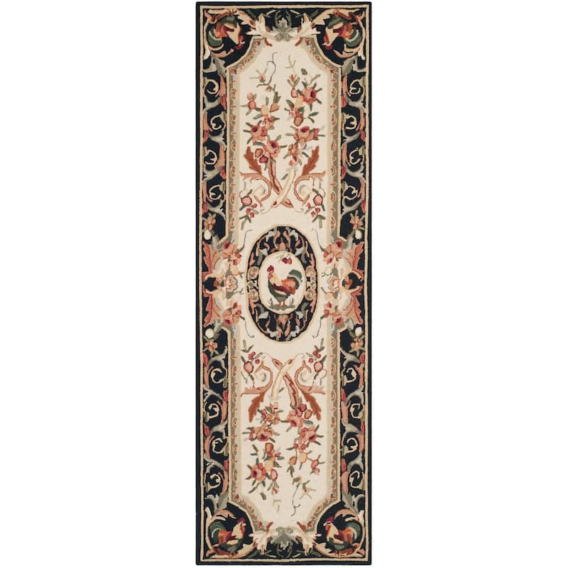 SAFAVIEH Handmade Chelsea Myranda French Country Rooster Wool Rug