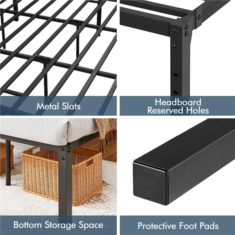 Yaheetech Metal Platform Bed Frame Mattress Foundation