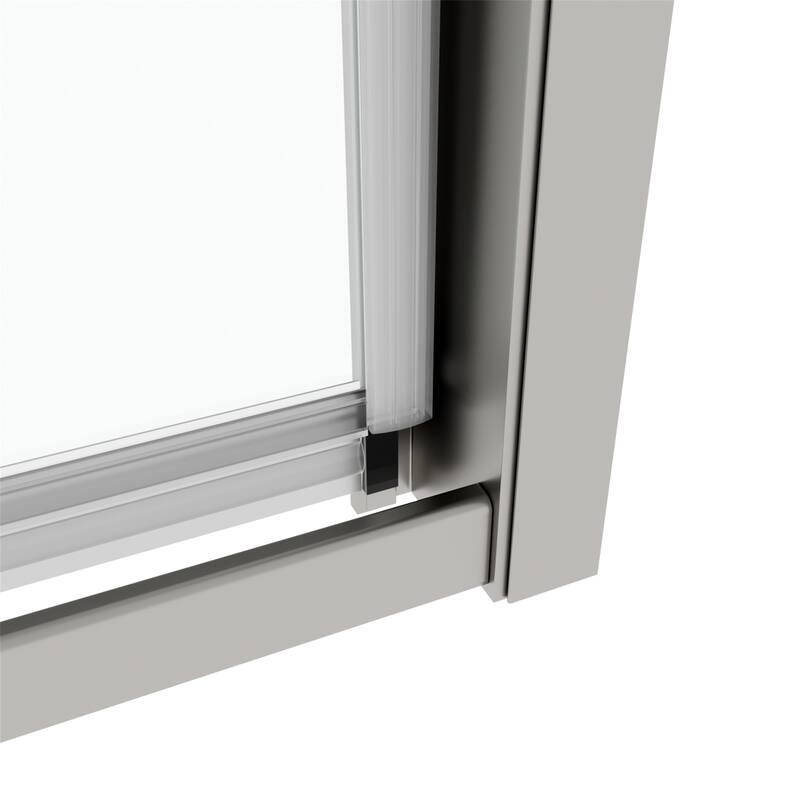 50-54"W x 71"H Piovt Swing Glass Shower Door