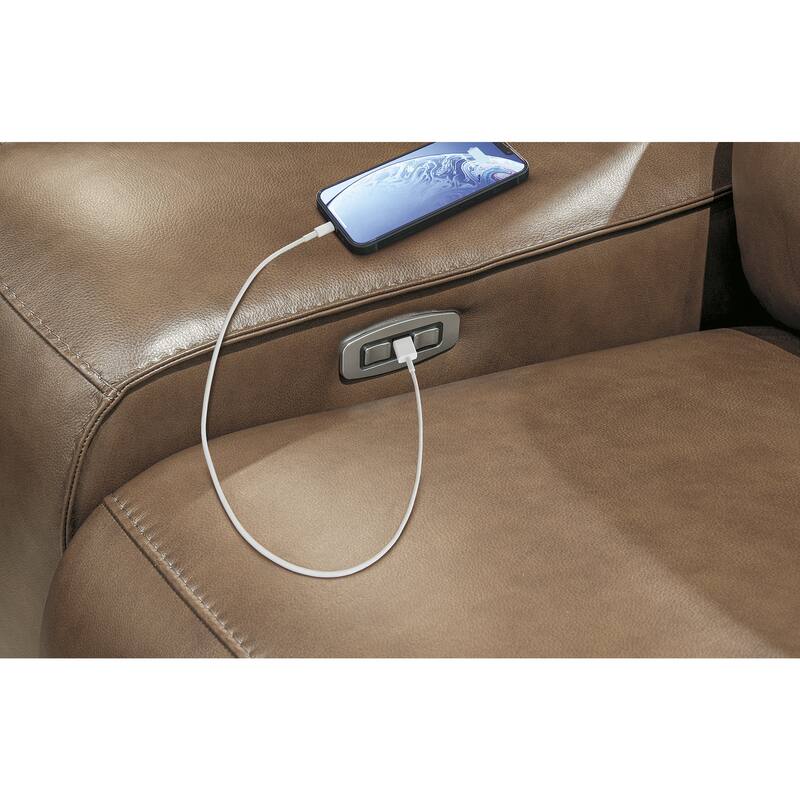 Signature Design by Ashley Spear Hill Brown Power Recliner