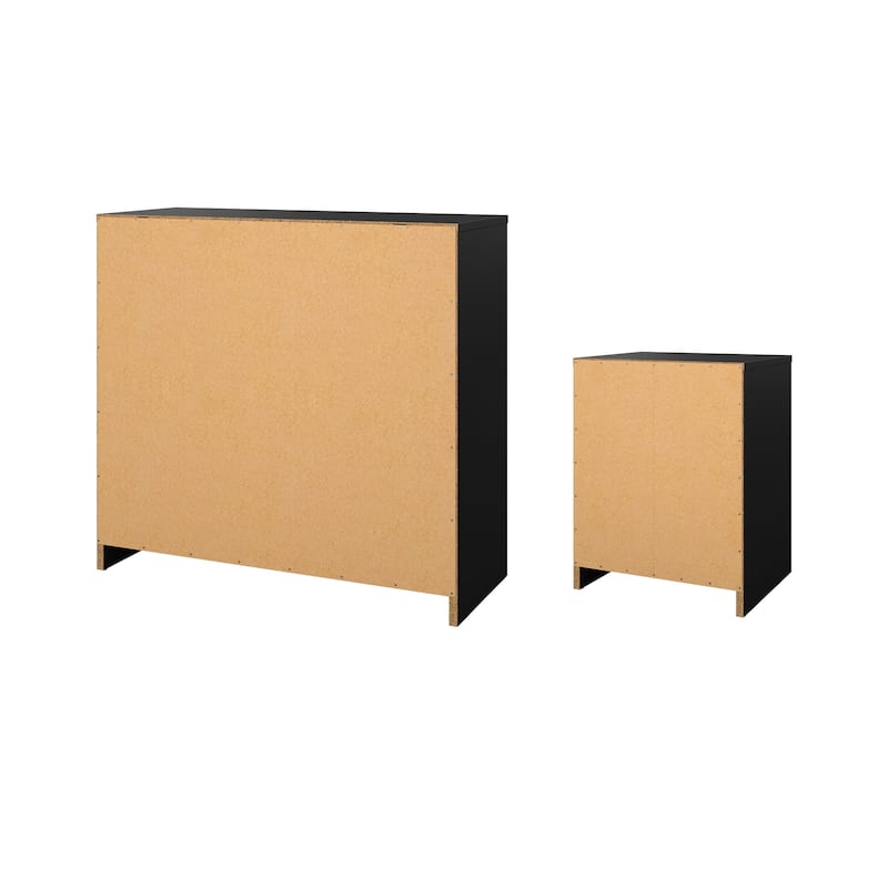 Porch & Den Zoe 2-Piece Bedroom Set - Nightstand And Chest