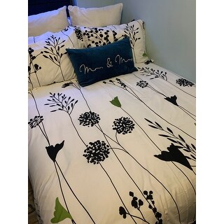 Shop Perry Ellis Asian Lily Duvet Cover Set On Sale Overstock