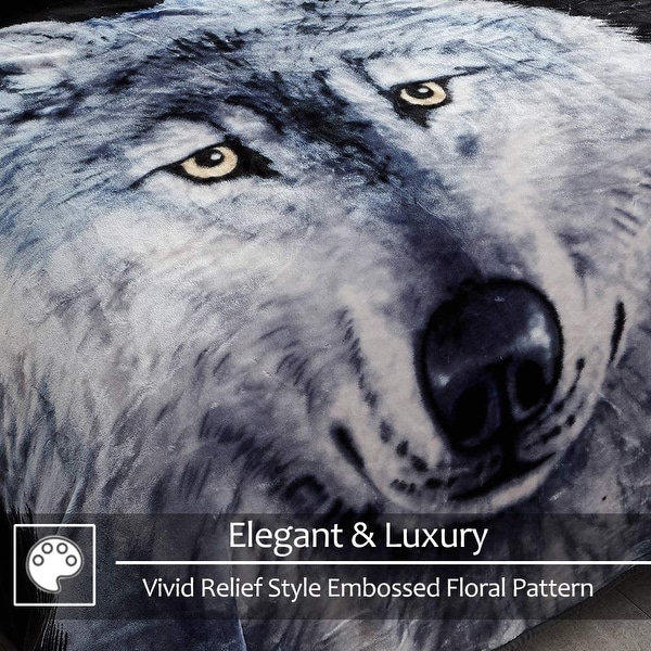 King size hotsell wolf blanket