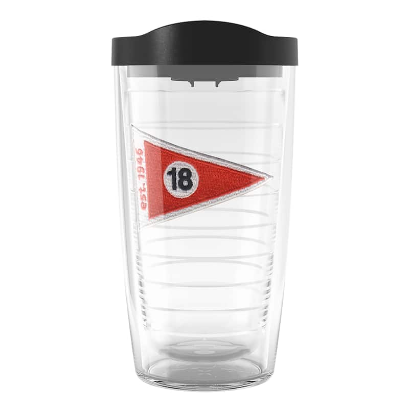 Tervis Golf Eighteenth Hole 46 Made in USA Double Walled Insulated Travel Tumbler, Eighteenth Hole - 16oz
