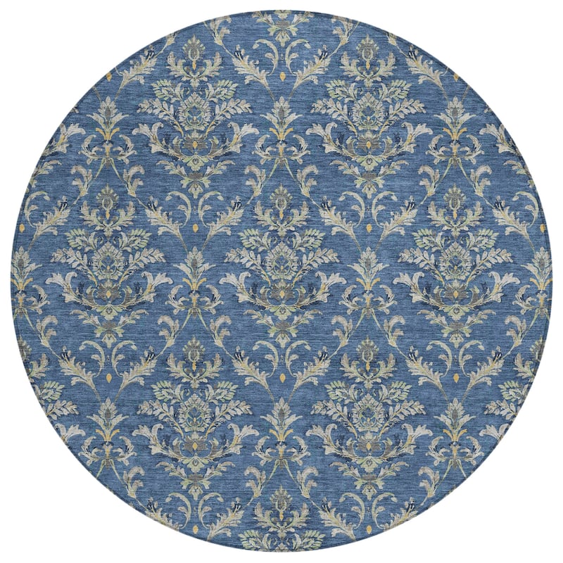 Machine Washable Indoor/ Outdoor Traditional Marrakesh Chantille Rug