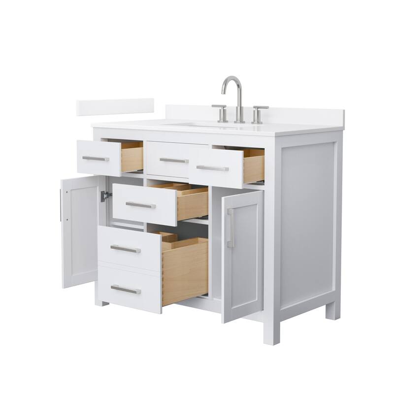 Wyndham Collection WCG2424-42S-QTZ-US3MXX Beckett 42" Free Standing