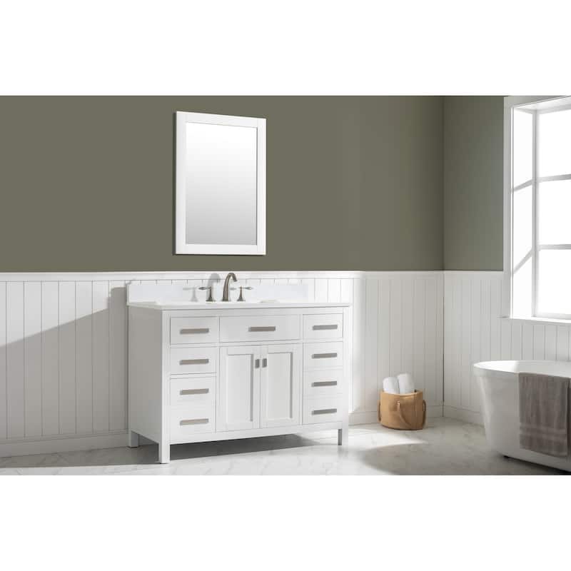 Valentino 48" Single Vanity in White