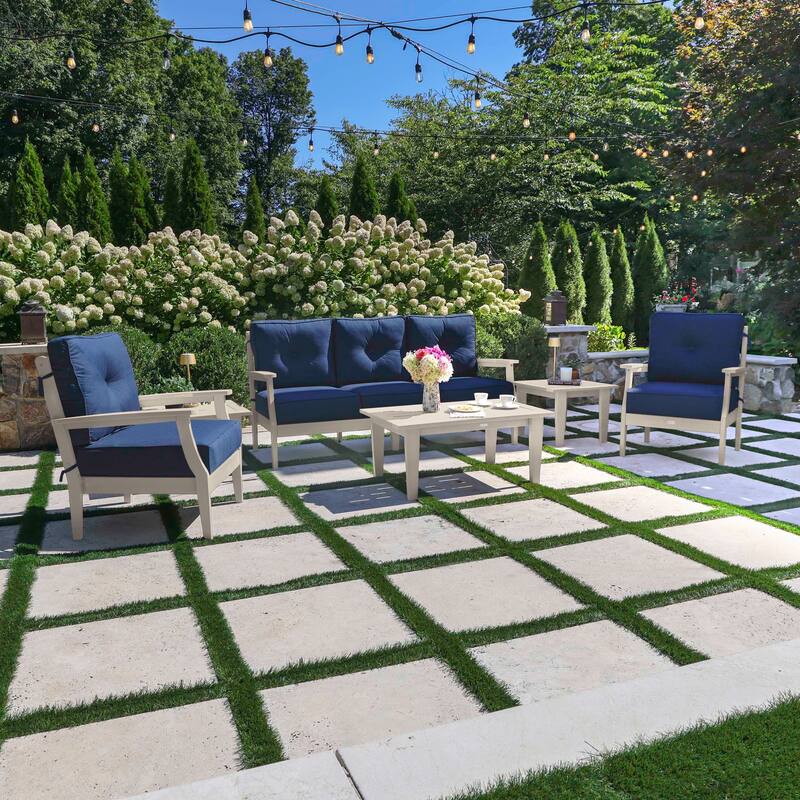 HIGHWOOD Lehigh 6-Piece Couch and Chair Deep Seating Set