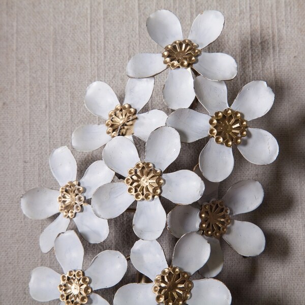 white and gold flower bouquet