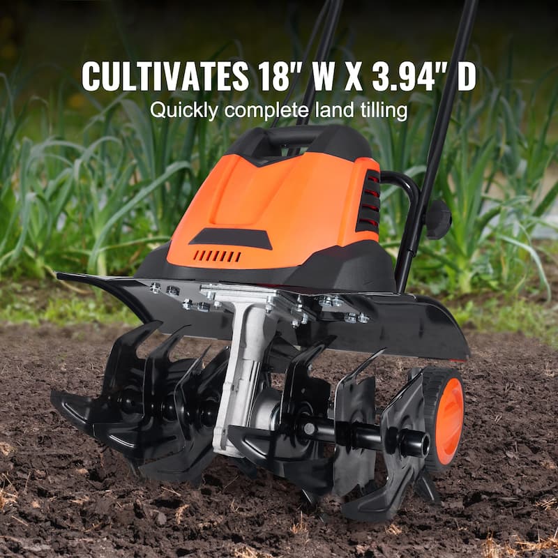 Electric Tiller Rototiller for Garden Lawn Soil Digging