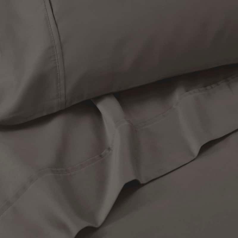 Superior Cotton Blend 1400-1500 Thread Count Solid Deep Pocket Bed Sheet Set