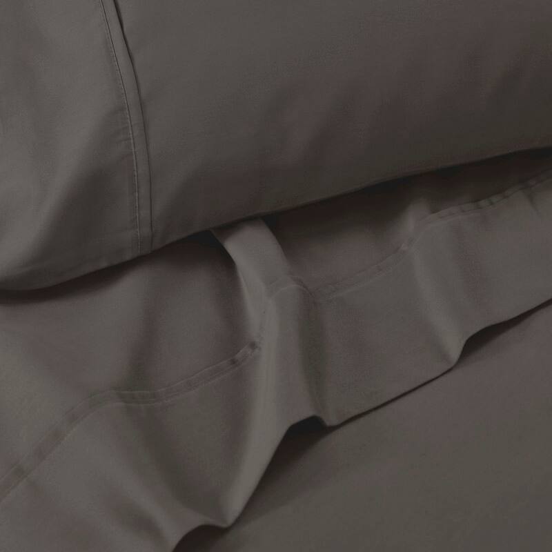 Superior Cotton Blend Solid 1500 Thread Count Deep Pocket Bed Sheet Set