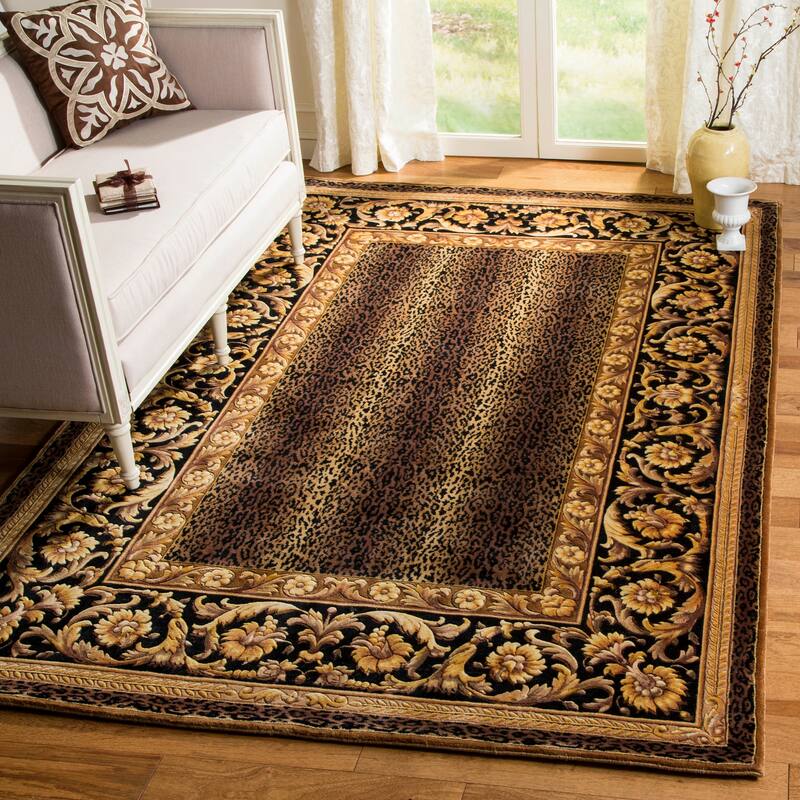 SAFAVIEH Couture Hand-knotted Florence Bita Traditional Oriental Wool Rug - 6' x 9' - Gold/Black