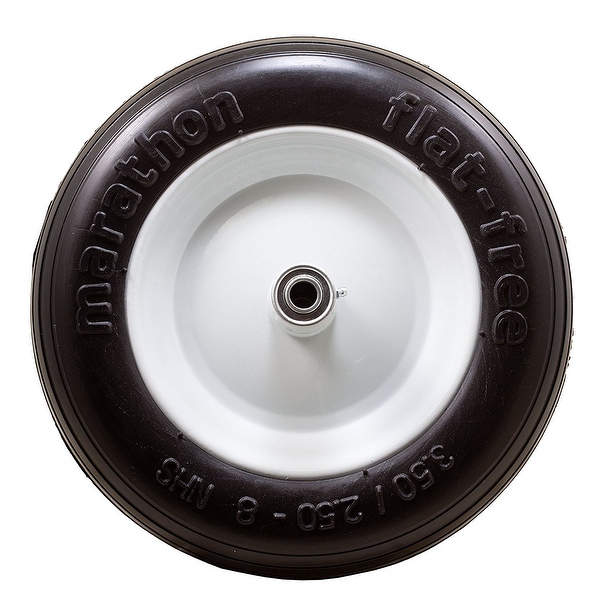 Marathon 00003 Flat Free Wheelbarrow Tire on Wheel 6 x 13 Bed Bath Beyond 24746630