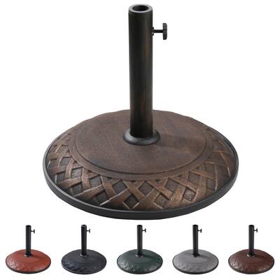 International Caravan Seville Compound Resin 33 lb. Umbrella Stand