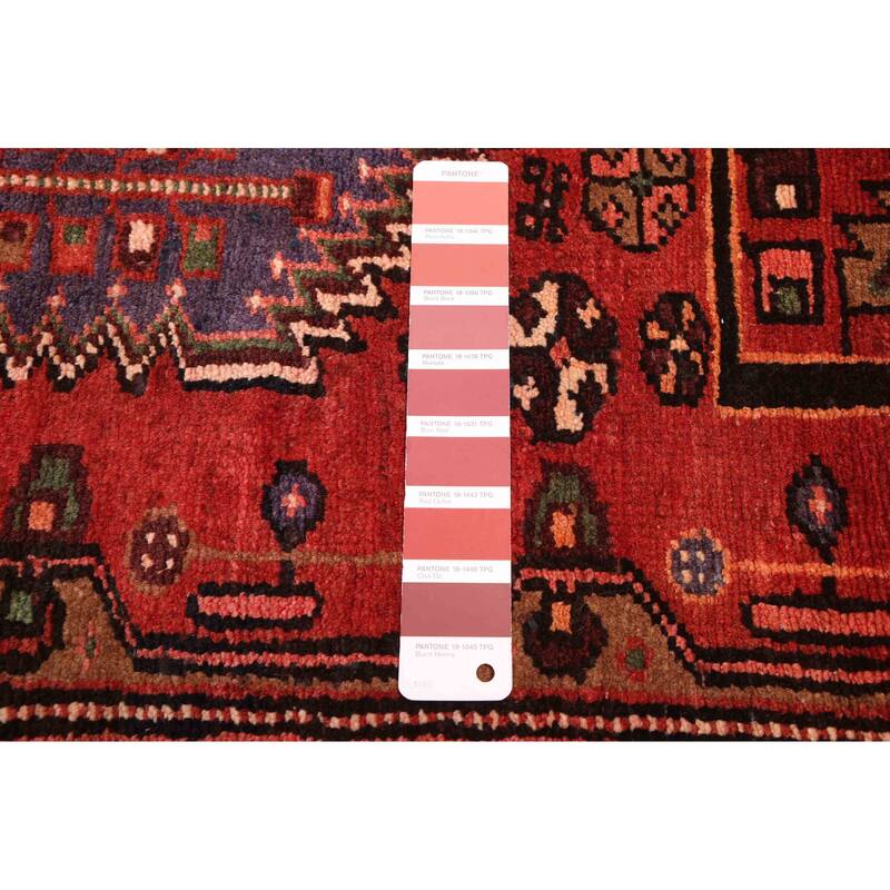 ECARPETGALLERY Hand-knotted Andelz Red Wool Rug - 4'1 x 6'8