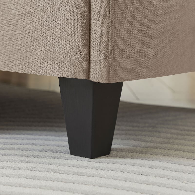 86.22" L Shaped Sectional Sofa with Side Storage Pockets