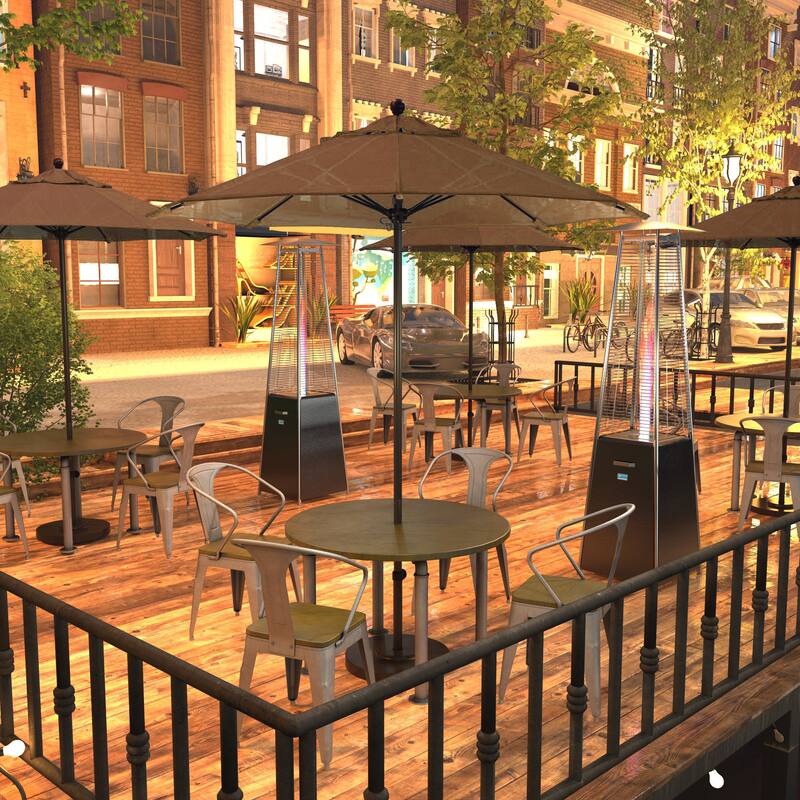 California Umbrella 7.5' Venture Series Patio Umbrella, Bronze Aluminum Pole Fiberglass Ribs Push Lift, Sunbrella Cilantro