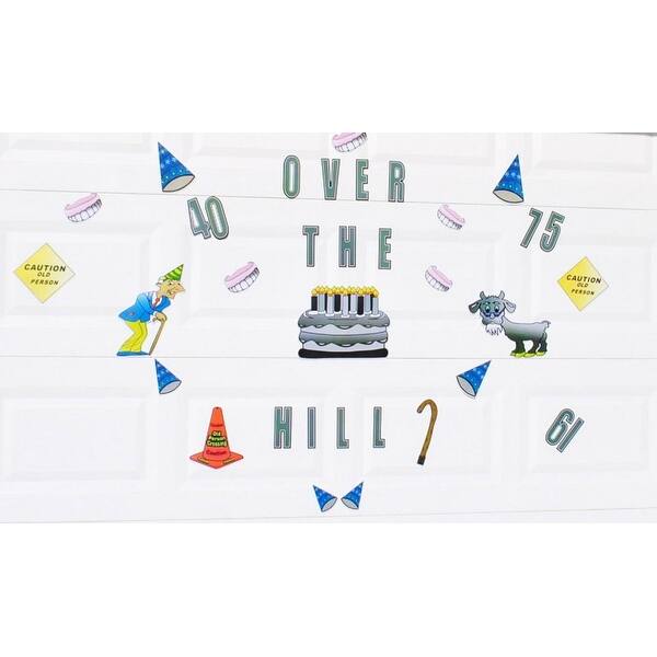 Shop Over The Hill Birthday Cake Old Man Party Hats Funny