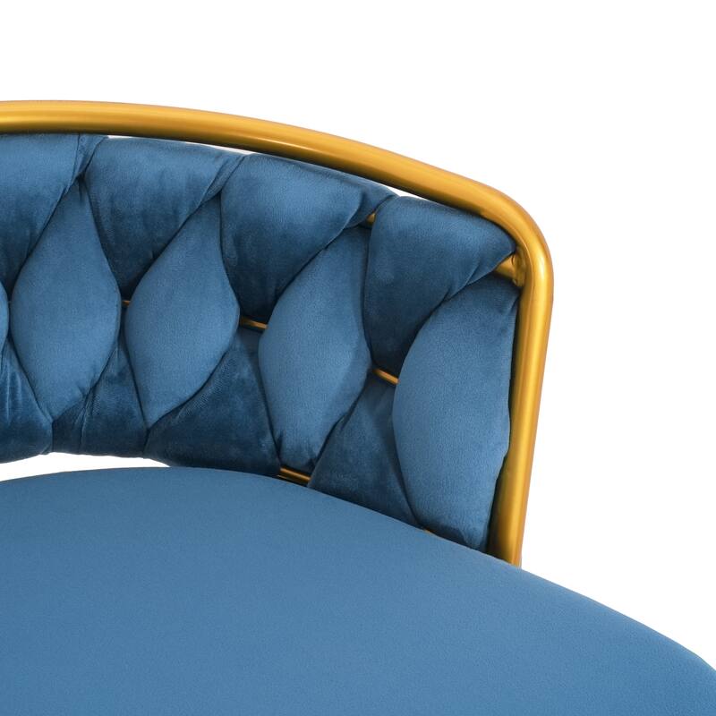 Upholstered Swivel Counter Height Bar Stools Dining Chairs Set of 2