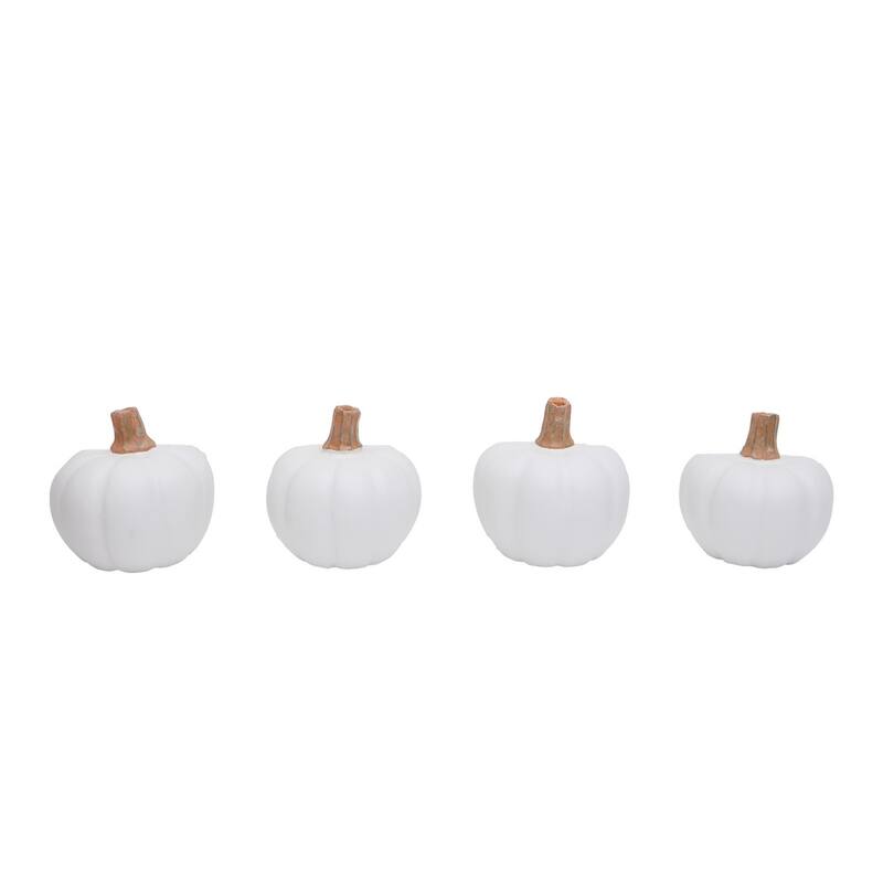 Pumpkin Extra Small - White Matte