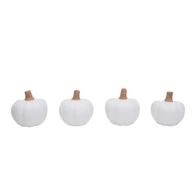 Pumpkin Extra Small - White Matte
