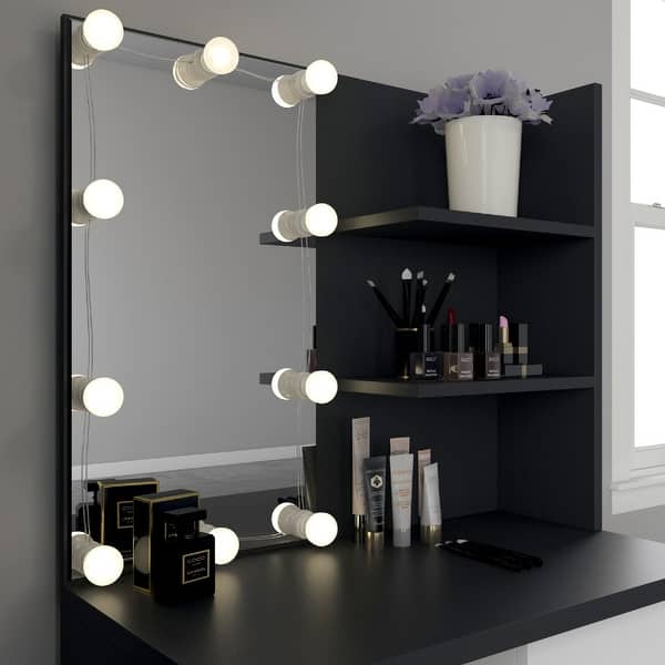 Rosaline Dressing Table with Lights - Bed Bath & Beyond - 33075497