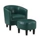 preview thumbnail 19 of 34, Carson Carrington Home Macedon Accent Chair with Ottoman
