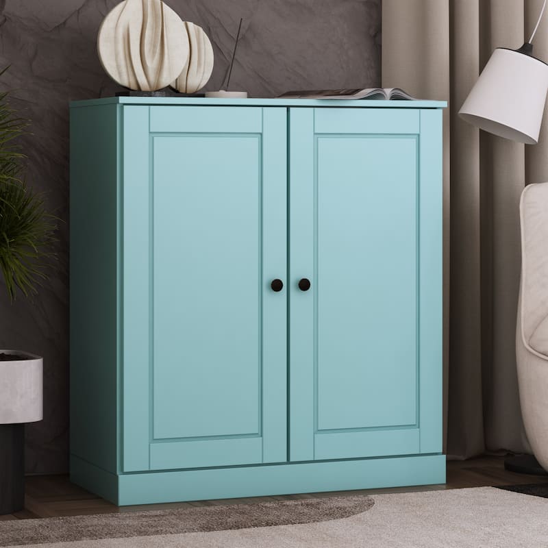 Palace Imports 100% Solid Wood 3-Shelf Bookcase, Adjustable Shelves, 32" Wide, 35.75" Tall