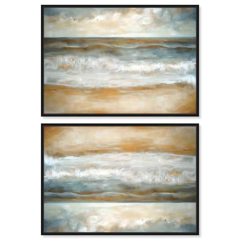 Pulse of the Storm I Canvas by Art Remedy - 30" x 30" - Silver