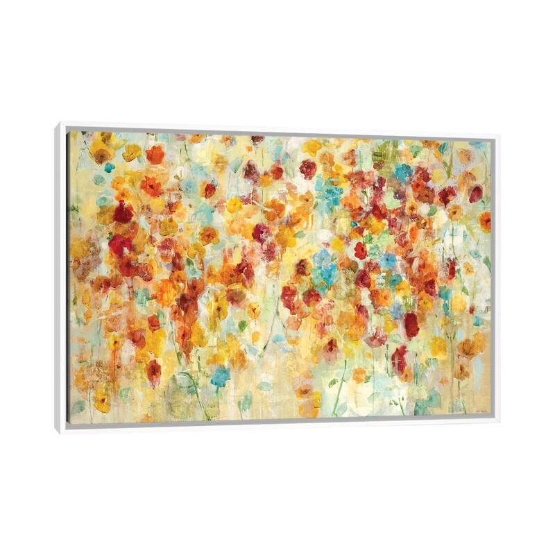 iCanvas "Tuileries" by Jill Martin Framed - White - 18x26