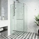 preview thumbnail 1 of 18, VIGO Monteray 30"D x 30"W x 73"H Frameless Hinged Shower Enclosure