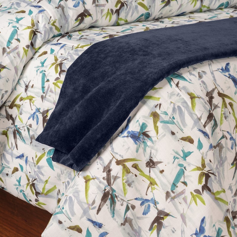Padma Velvet Throw-Style Bed Scarf