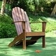 preview thumbnail 18 of 28, Cambridge Casual Alston Outdoor Wood Adirondack Chair Natural
