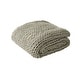 preview thumbnail 73 of 93, Madison Park Hand Made Chunky Double Knit Throw Blanket