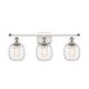 preview thumbnail 16 of 19, Innovations Lighting Belfast 3 Light 26" Bath Vanity Light White and Polished Chrome