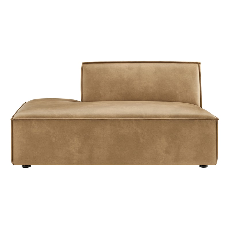 Restore Vegan Leather Left-Facing Armless Modular Chaise